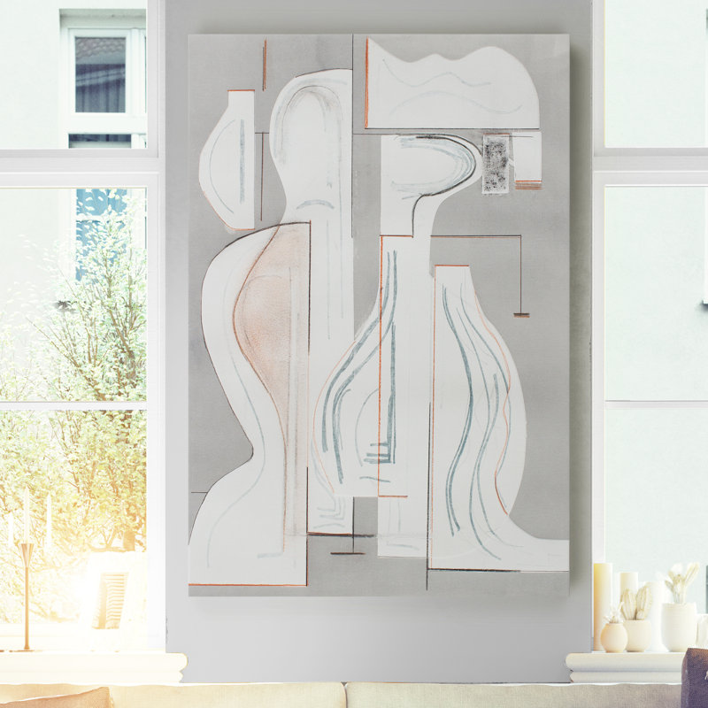 «Pottery Forms V», reproduction sur toile, H 12 po x l 8 po x P 1 po, Toile tendue