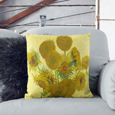 The Sunflowers Scatter Cushion with Filling