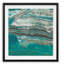 Azure III - Tableau en verre acrylique avec passe-partout, grand format, pour salon-2071346952