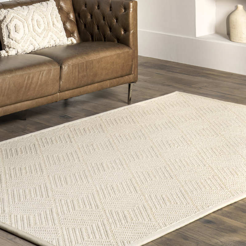 Natural Textured Suzanne Area Rug, Rectangle 8'6" x 11'6"