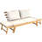 Alsa 62'' Wide Straight Acacia Wood Patio Daybed with Cushions-1611185446
