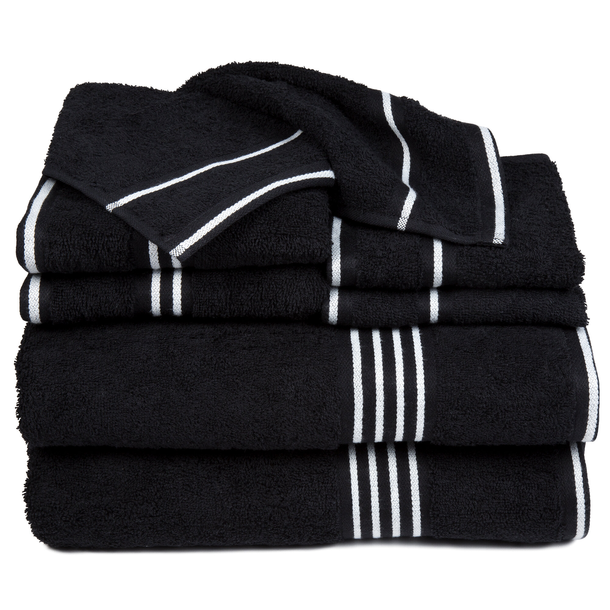  LANE LINEN Luxury Bath Towels Set - 12 Piece Set, 100%  CottonBathroom Towels, Zero Twist, Shower Towels, Extra Absorbent Bath Towel,  Super Soft, 4 Bath Towels, 4 Hand Towels, 4 Wash