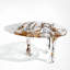 Crystal Branched Adorned Coffee Table