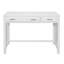 Meuble de bureau moderne et traditionnel 1Pc avec 2 tiroirs avec tiroir à clavier blanc