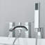 Aiysha 2 Handle Deck Waterfall Faucet Bath Filler with Diverter