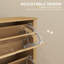18 Pair Flip Down Shoe Storage