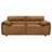 Hudson Orange 2-piece Upholstered Sofa Set