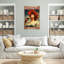 «Woman I Garden I Drink Wine», impression sur toile-523870117