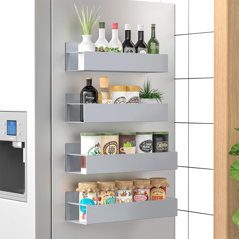 4 Pack Magnetic Spice Rack Organizer