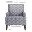 Fauteuil d'appoint 28 "avec pieds en bois