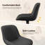 Swivel Upholstered Adjustable Height Bar Stool-273444918