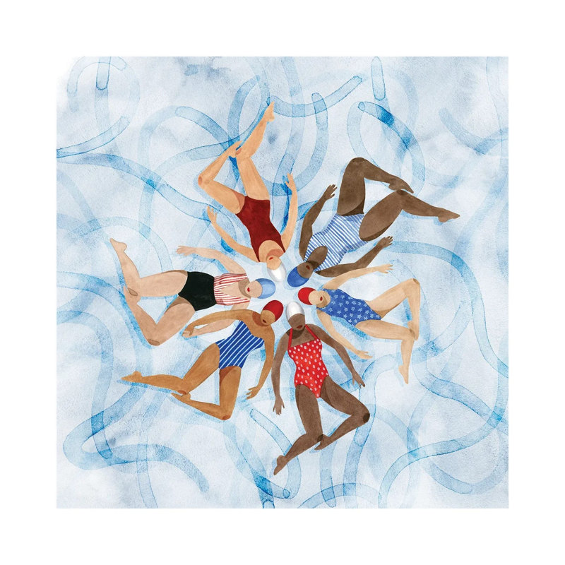 Working Together II by Grace Popp - Wrapped Canvas Painting, 45.72 cm H x 45.72 cm W x 1.91 cm D