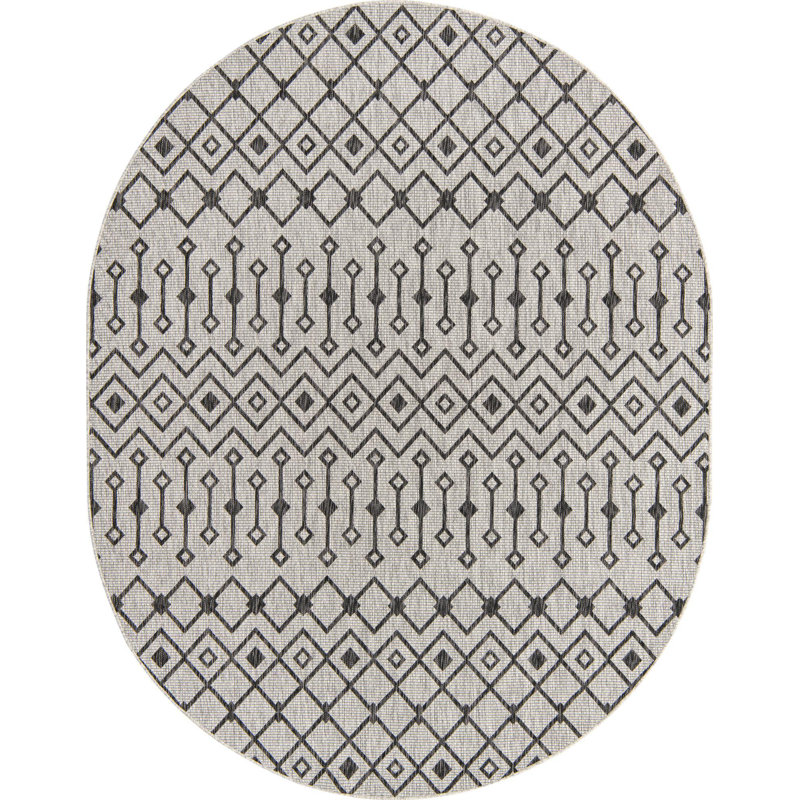 Tapis d'extérieur Preen, Ovale 7 pi 10 po x 10 pi