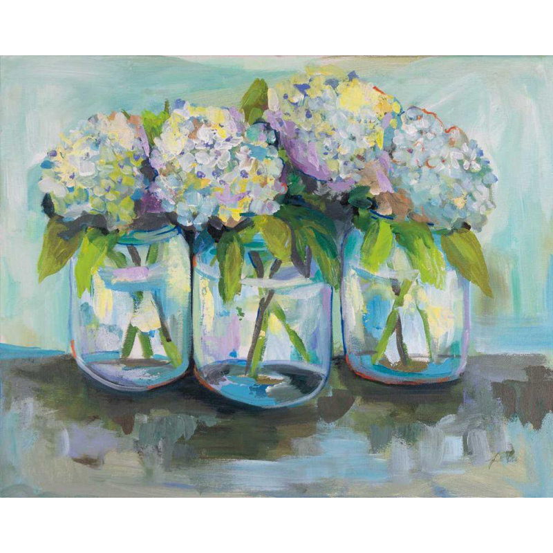 Red Barrel Studio® Vertentes, Jeanette, reproduction d'art sur toile sous le titre: In a Row, H 28 po x l 34 po