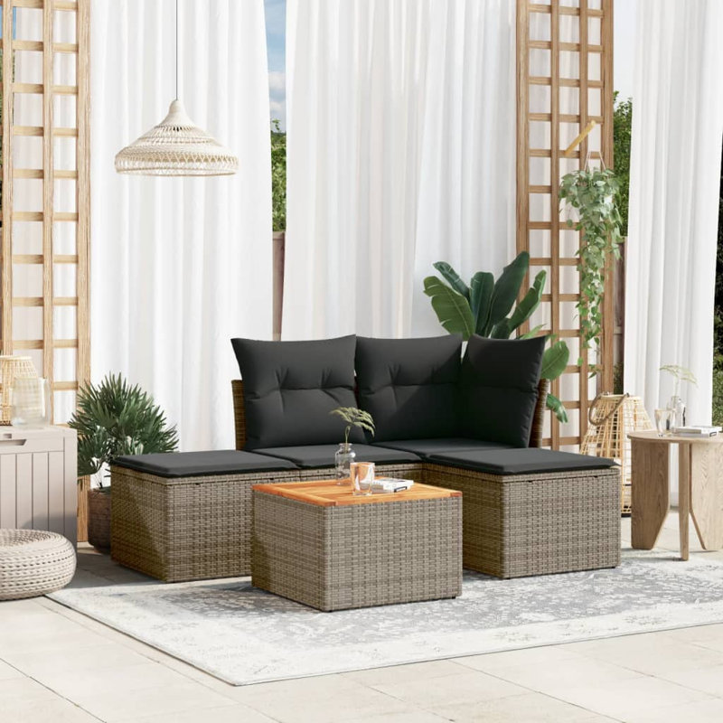 Ensemble de canapé de jardin Vidaxl