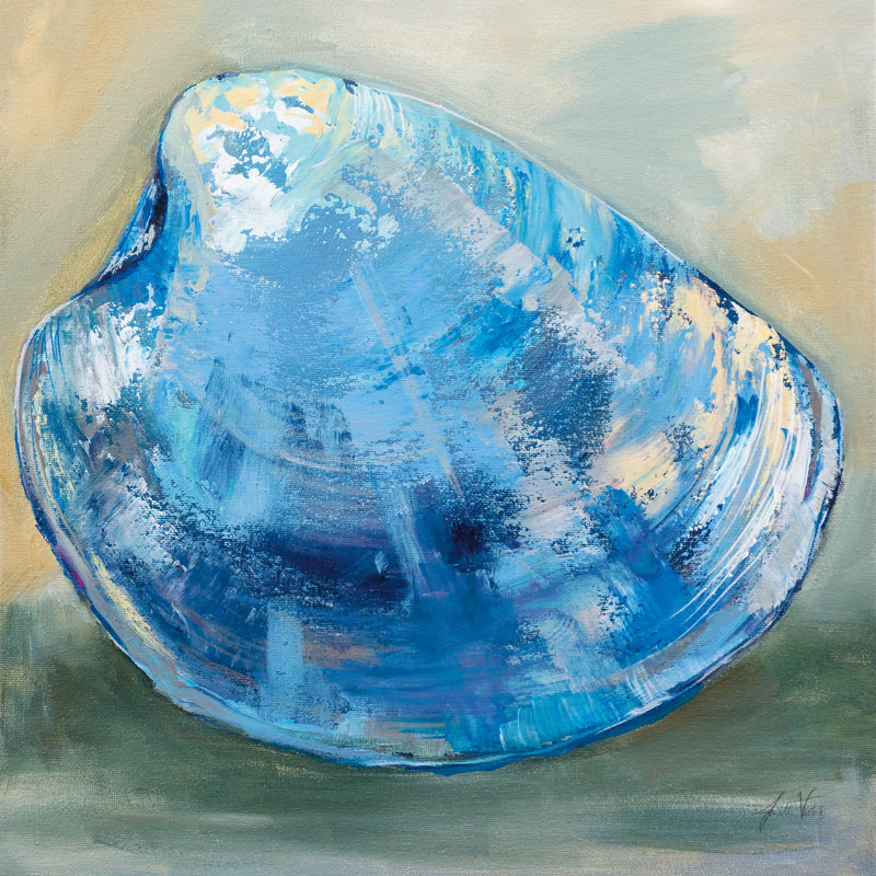 Beach Comber by Jeanette Vertentes - Wrapped Canvas Painting, 30cm H x 30cm W x 3.8cm D