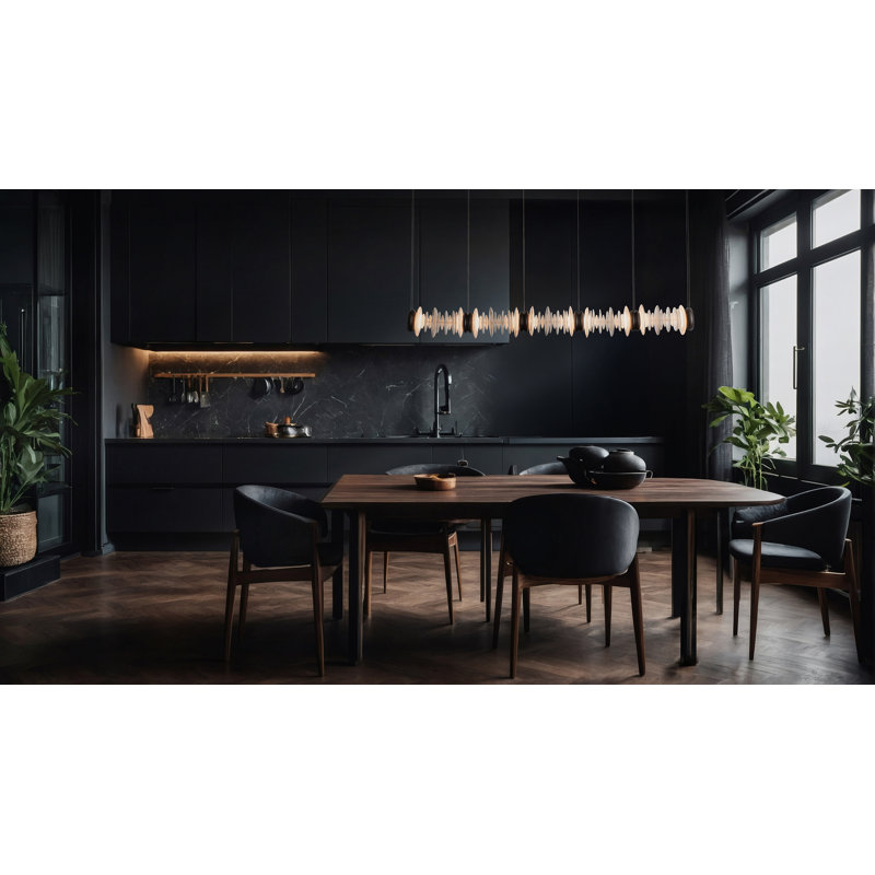 Cairn Linear LED Pendant - White, Oil Rubbed Bronze