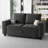 Shavera Velvet Modular Sectional Loveseat Sleeper Sofa With Pull Out Couch Bed For Living Room Apartment-662609899