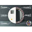 Huldar Glass Flat Wall Mirror
