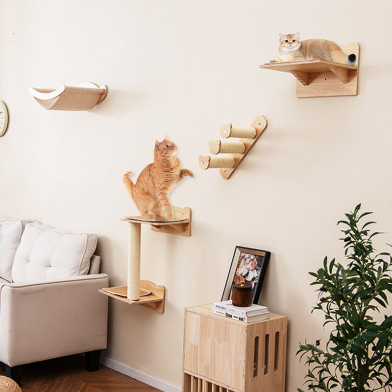 Tapis mural antidérapant pour chat