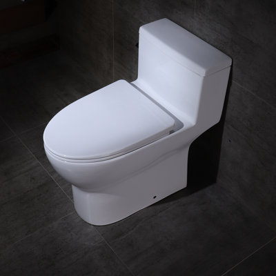 Toilette allongée une pièce 1,3 GPF