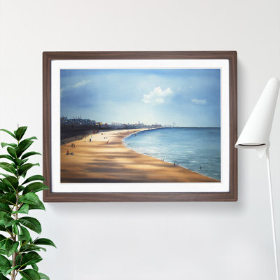 Beach In Watercolour Vol.2 - Single Picture Frame Painting
