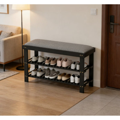 Range-chaussures pour hall d'entrée, banc de rangement pour chaussures