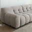 Canapé modulaire gris en coton et lin-971726596
