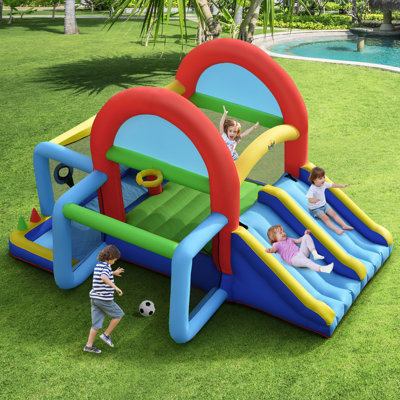Jeu gonflable 14 'x 10' avec glissade