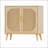 Natural Color Buffet Cabinet With Spacious Storage And Solid Wood Feet,  For Modern And Rustic Kitchens-938634771