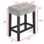 Ensemble de table de bar et chaises-1423759990