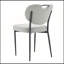 Chaises de salle à manger rembourrées en cuir de qualité supérieure avec rembourrage haute résilience et pieds en métal durables (ensemble de 2)-1884903515