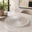 Lavabo de salle de bain en verre transparent 20 ", sans vasque, en verre cristal Yuanalo