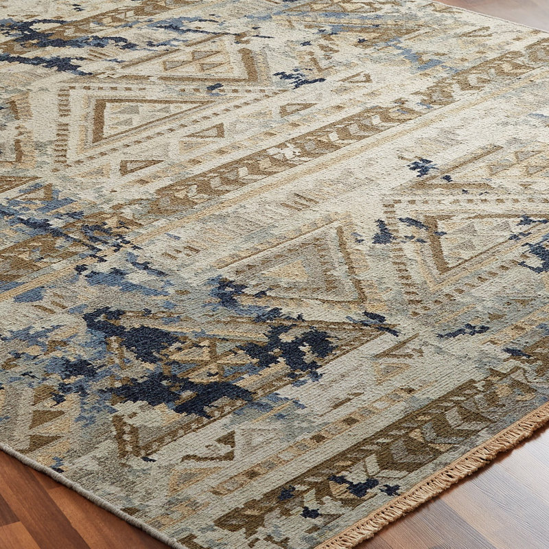 Zahara Flatweave Wool Area Rug, Rectangle 12' x 15'