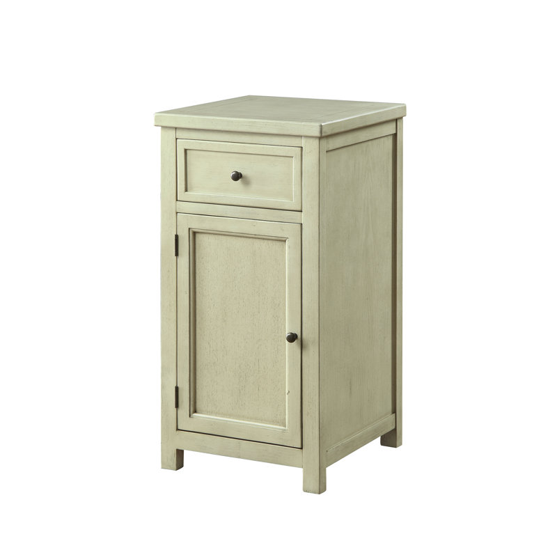 End Table, Antique White