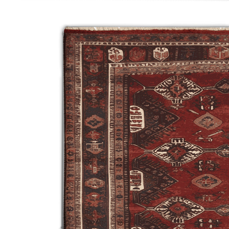 Tapis turc intérieur et extérieur brun, Rectangulaire 8 pi x 10 pi