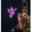 | Enseigne néon en verre cocktail | Fabriqué avec un tube néon flexible et durable qui émet une lueur brillante et uniforme pendant plus de 50 000 heures sans décoloration ni scintillement | 24 x 22 | Mauve