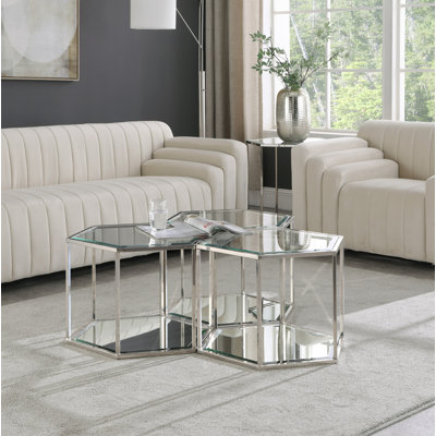 Ensemble de tables basses 2 pièces Dickerson