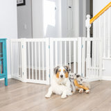 360 Series Wood Free Standing Pet Gate