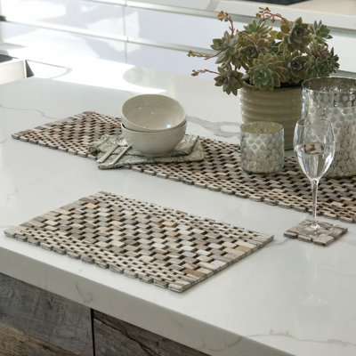 Solace Geometric Rectangle Placemat