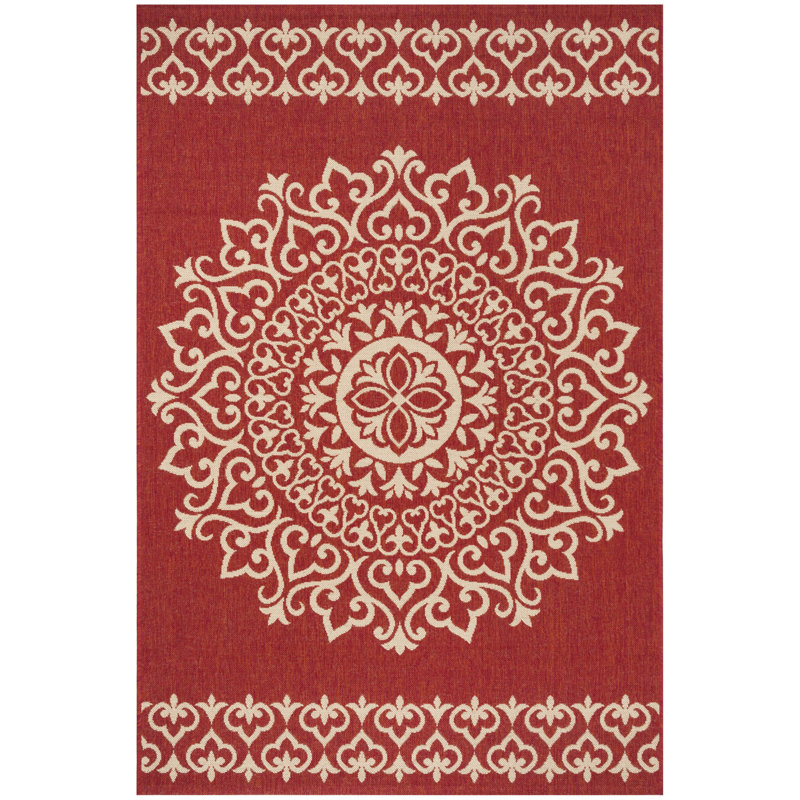 Ryleigh Performance Geometric Indoor/Outdoor Area Rug, Rectangle 5'3" x 7'6"