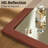 Brunilda Rectangle Rustic Solid Wood Frame Farmhouse Accent Mirror Wall Mirror for Bathroom Living Room-631827982-632193729