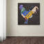 « coq », impression sur toile tendue-22323978