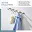 Porte-serviettes mural en acier inoxydable-41679986