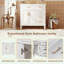 Meuble-lavabo moderne avec lavabo en résine-466268893