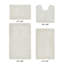 Ensemble de tapis pour salle de bain réversible 4 pièces Edge-2053104543-2053104538