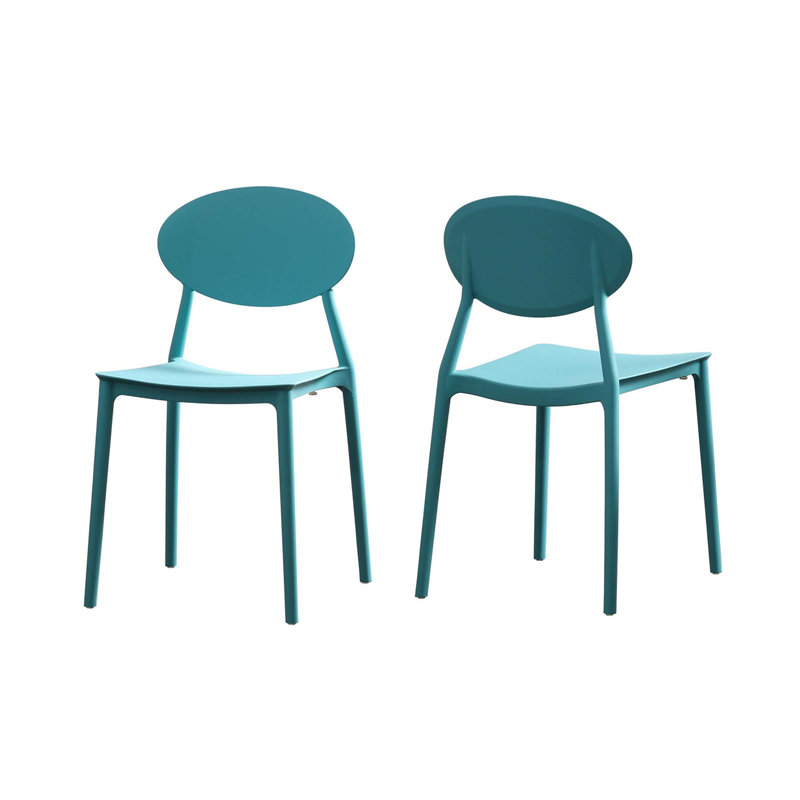 CHAISE EN PP MOULURE PAR INJECTION WESTLake (ensemble de 2)