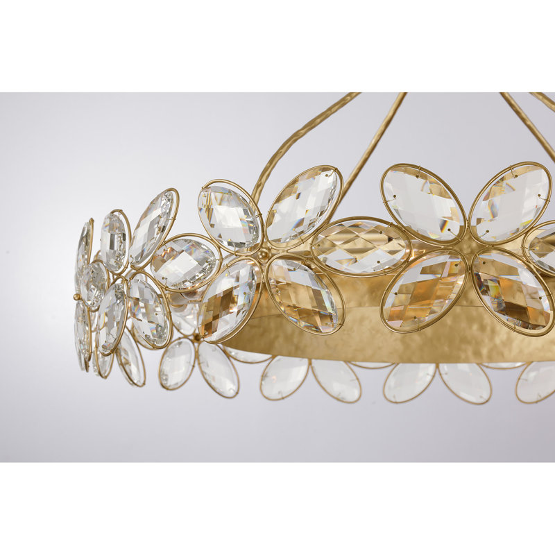 Marbella 14-Light Chandelier in Gold Shimmer by Breegan Jane