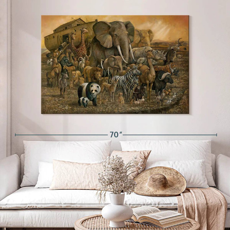 Brampt Noah's Ark, 34" H x 51" W