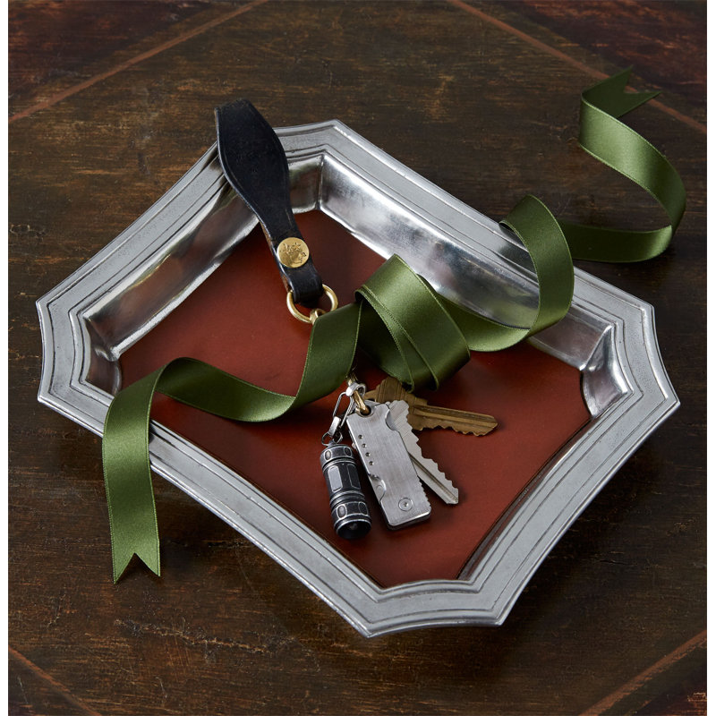 Pocket Decorative Tray, 1" H x 8.5" W x 6.7" D